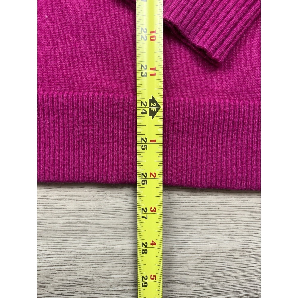 Jennie Liu Sweater Women's XL Pink 100% Cashmere Crewneck Pullover Knit - Picture 5 of 10